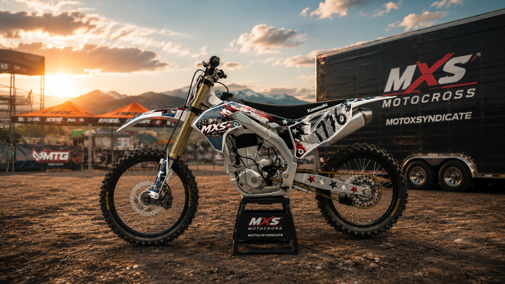 MSX Freedom KX250F AI render preview