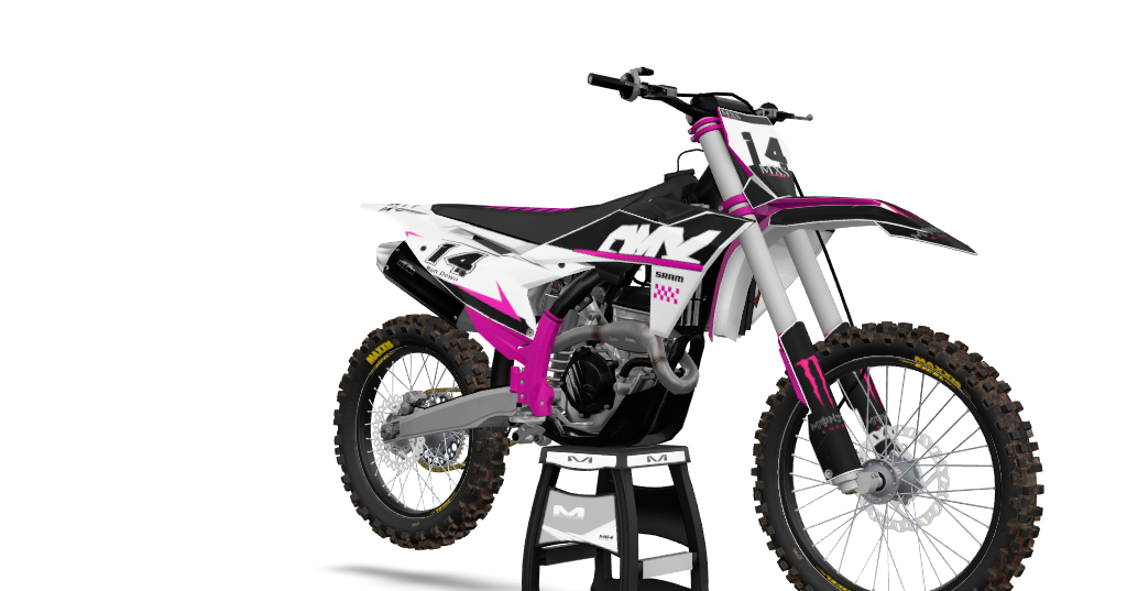 MXS Rundown Pink Edition KTM paint preview