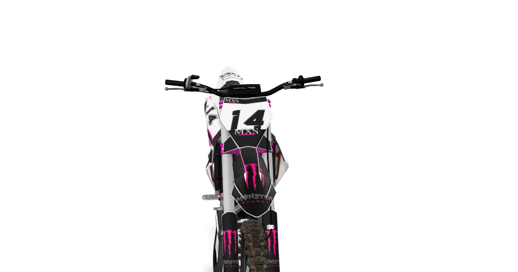 Front view of MXS Rundown Pink Edition